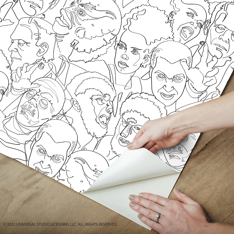 RoomMates Universal Classic Monsters Peel & Stick Wallpaper