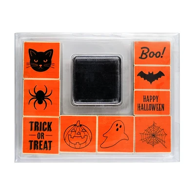 Trick-or-Treat Wood Stamps & Ink Pad Set by Recollections™