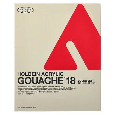 Holbein Acrylic Gouache -Color School Paint Set