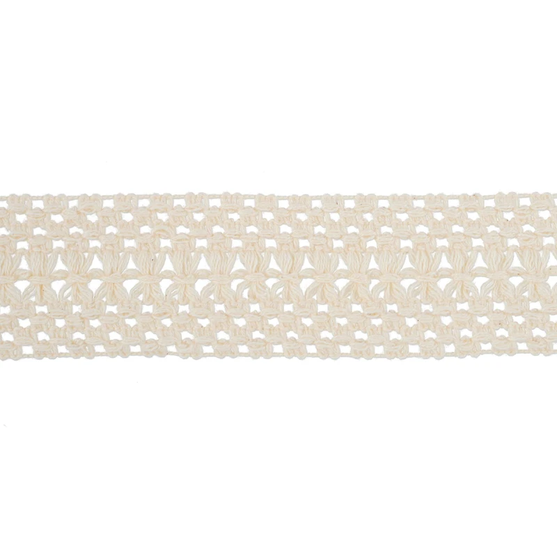 1.6" Ivory Crochet Lace Trim by Celebrate It®