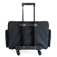 Everything Mary Black & White Tapestry Rolling Tote