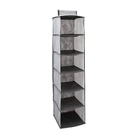 Simplify Gray 6 Shelf Closet Organizer
