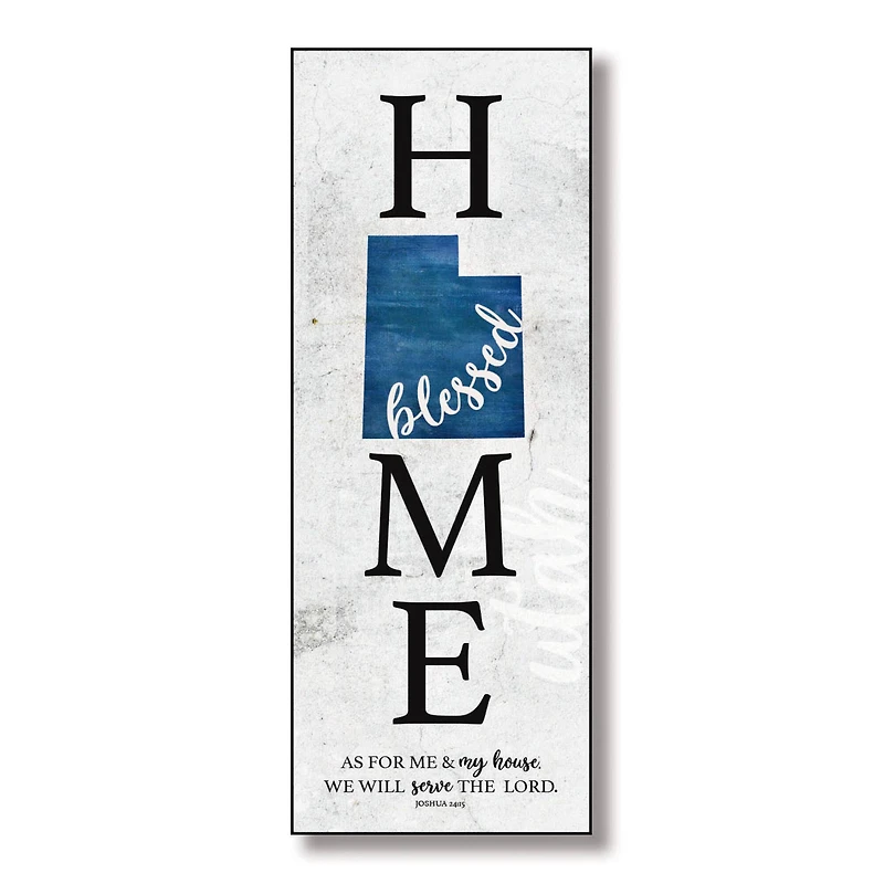 Blessed Utah Home Wall Plaque