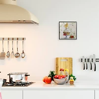 Stupell Industries Baby Duck on Raspberry Cupcake Dessert Painting, 12" x 12"