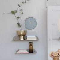 Hello Honey® 8.5" Gold Aureate Creased Metal Planter