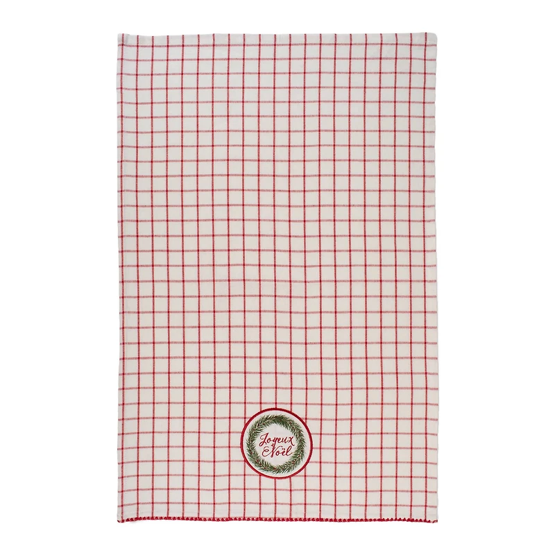 DII® Assorted Noel Embellished Dishtowel Set