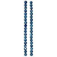 Blue Reconstituted Shell Round Beads, 6mm by Bead Landing™