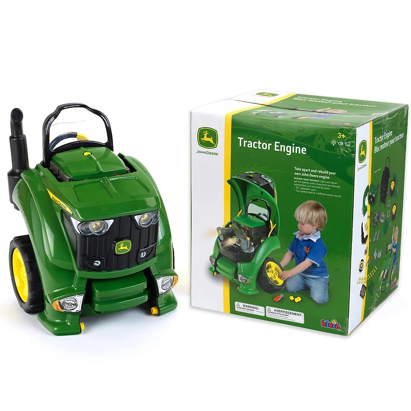 John Deere Tractor Engine Kid's Pretend Play Auto Toy