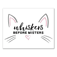 Whiskers Before Misters Canvas Wall Art