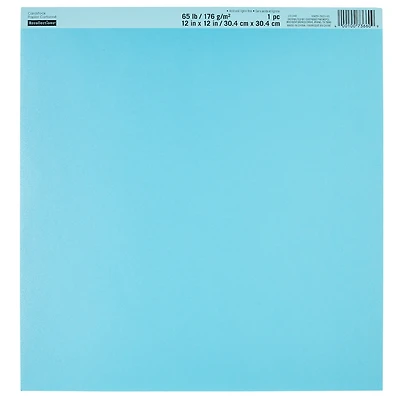 48 Pack: Lunar Blue Glisten Paper by Recollections™, 12" x 12"