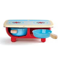 Hape Kid's Wooden Toddler Cooking Set