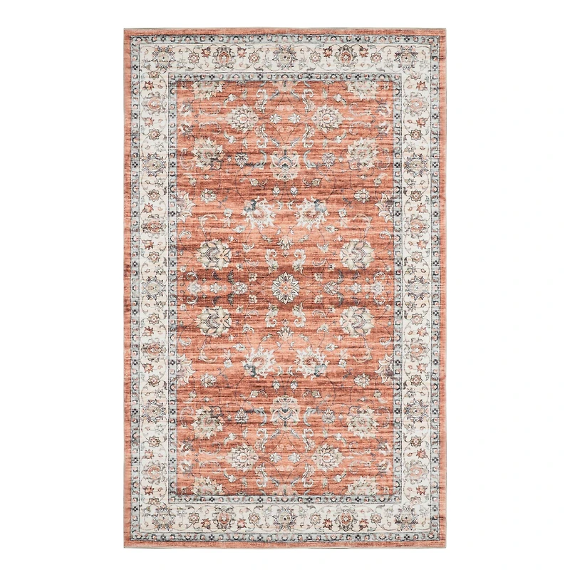 Glitzhome® & Ivory Oriental Area Rug