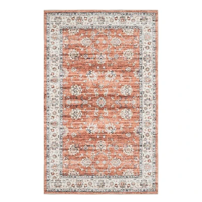 Glitzhome® & Ivory Oriental Area Rug