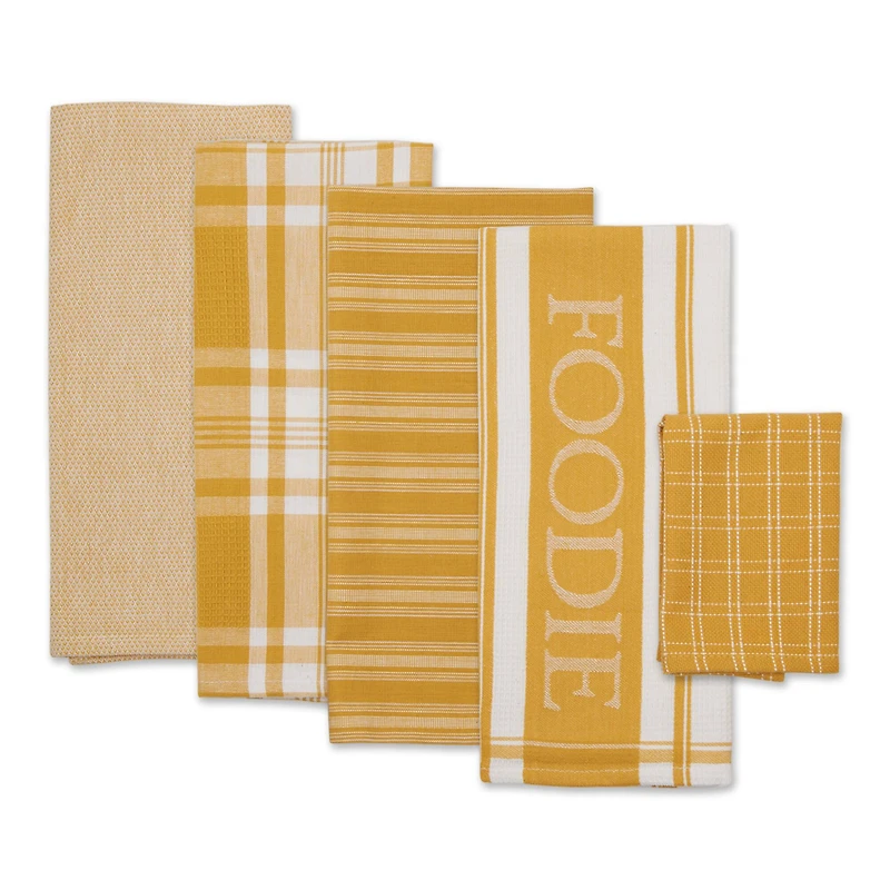 DII® Foodie Dish Towel & Dishcloth Set