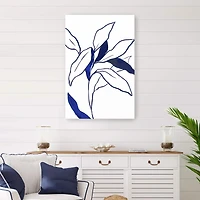 Indigo Lilly Canvas Giclee