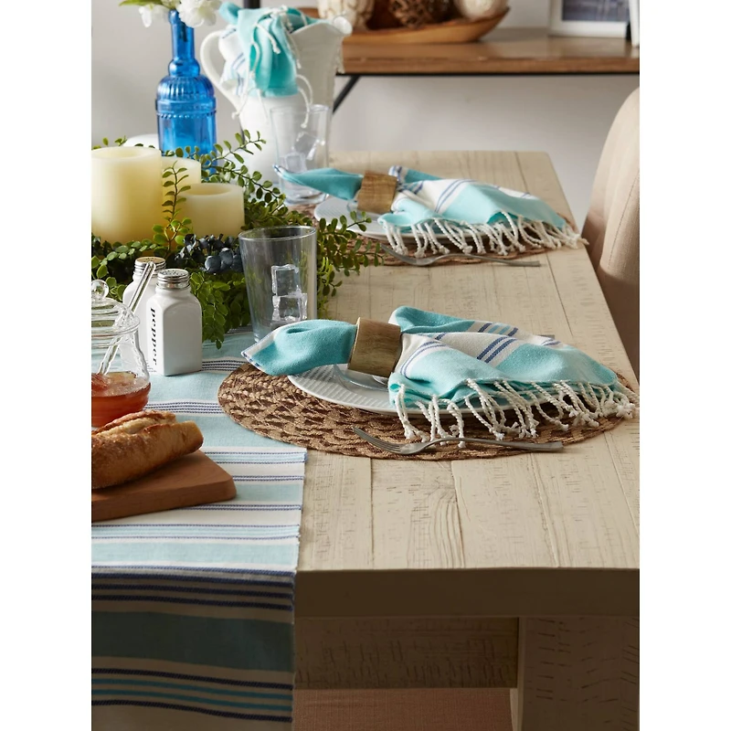 DII® Tidal Stripe Fouta Cloth Dinner Napkins, 6ct.