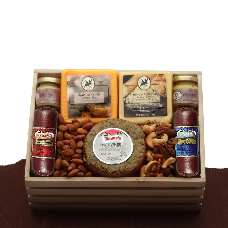 Premium Selections Meat & Cheese Gift Crate