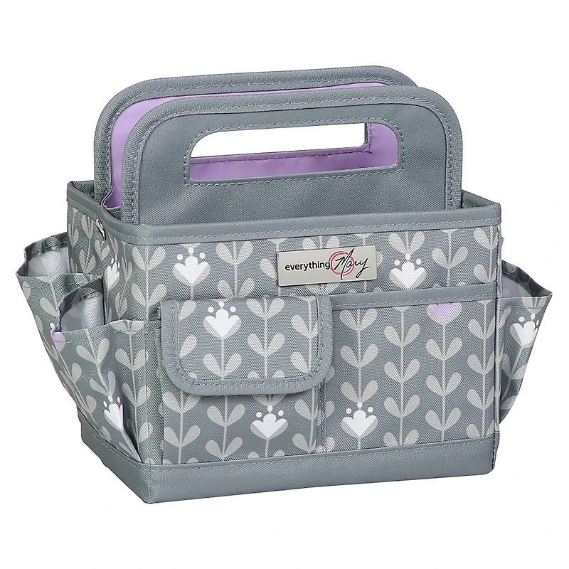 Everything Mary Purple & Gray Craft Caddy