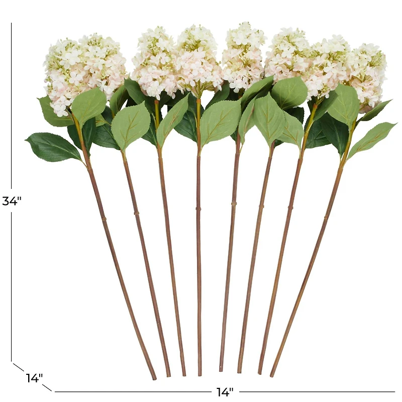 34" Hydrangea Artificial Flower Stem