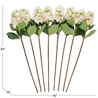 34" Hydrangea Artificial Flower Stem