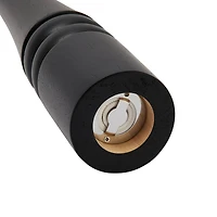 Hello Honey® Matte Black Modern Wood Salt & Pepper Mill