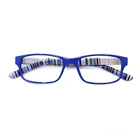 Blue Striped Reading Glasses by ArtMinds