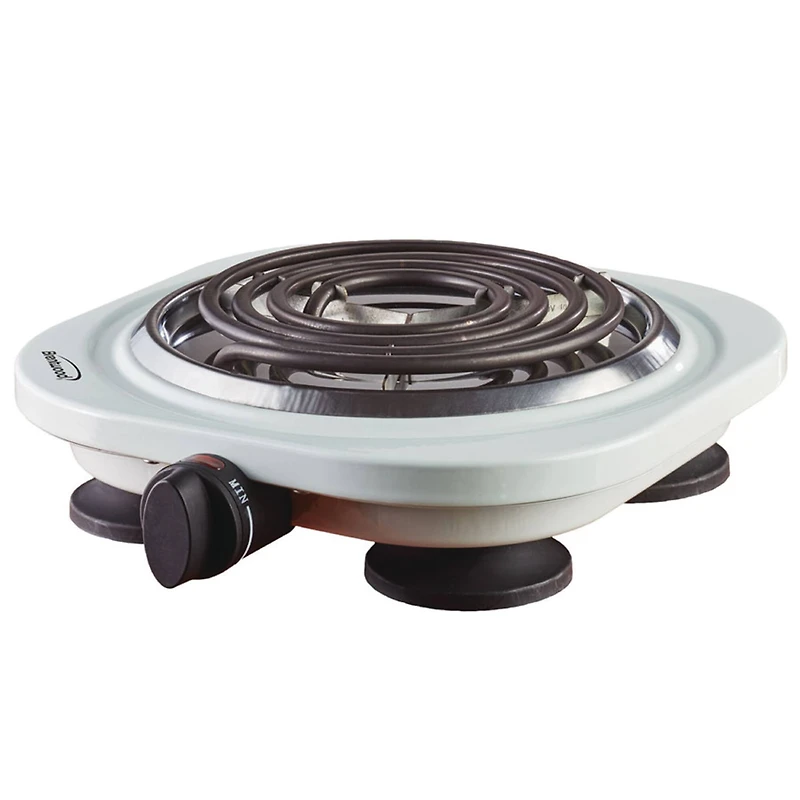 Brentwood White 1000W Double Electric Burner