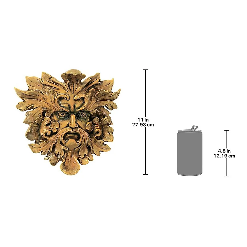 Design Toscano Oak King Green Man Wall Sculptures, 2ct.