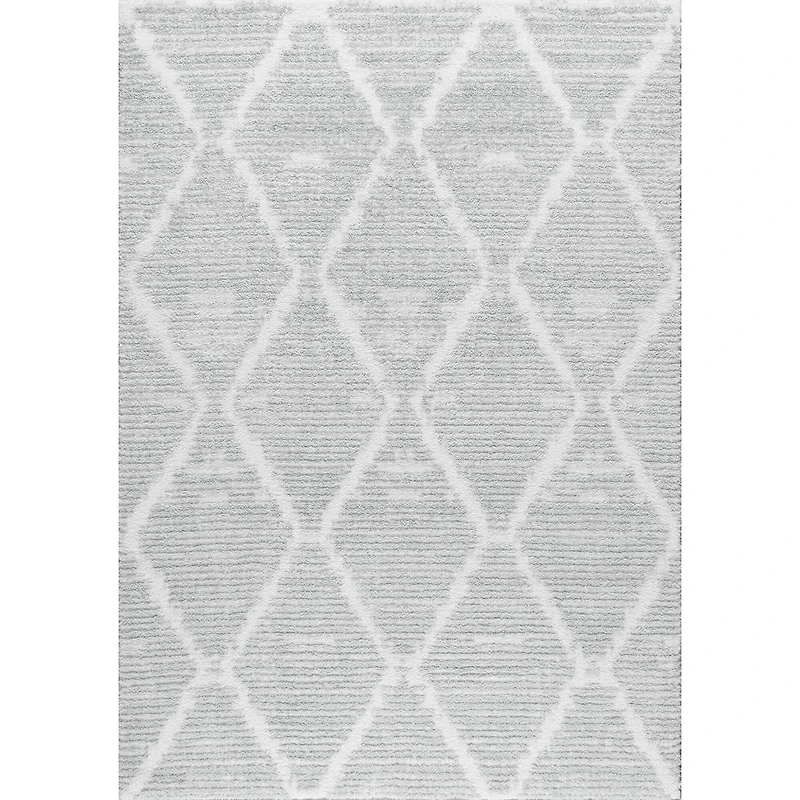 5ft. x 7ft. Gray Diamond Trellis Area Rug by Ashland®