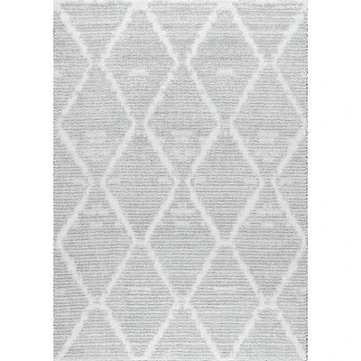 5ft. x 7ft. Gray Diamond Trellis Area Rug by Ashland®
