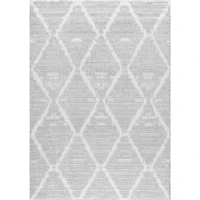 5ft. x 7ft. Gray Diamond Trellis Area Rug by Ashland®