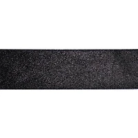 2.5" x 20ft. Black Glitter Wired Taffeta Ribbon by Celebrate It®