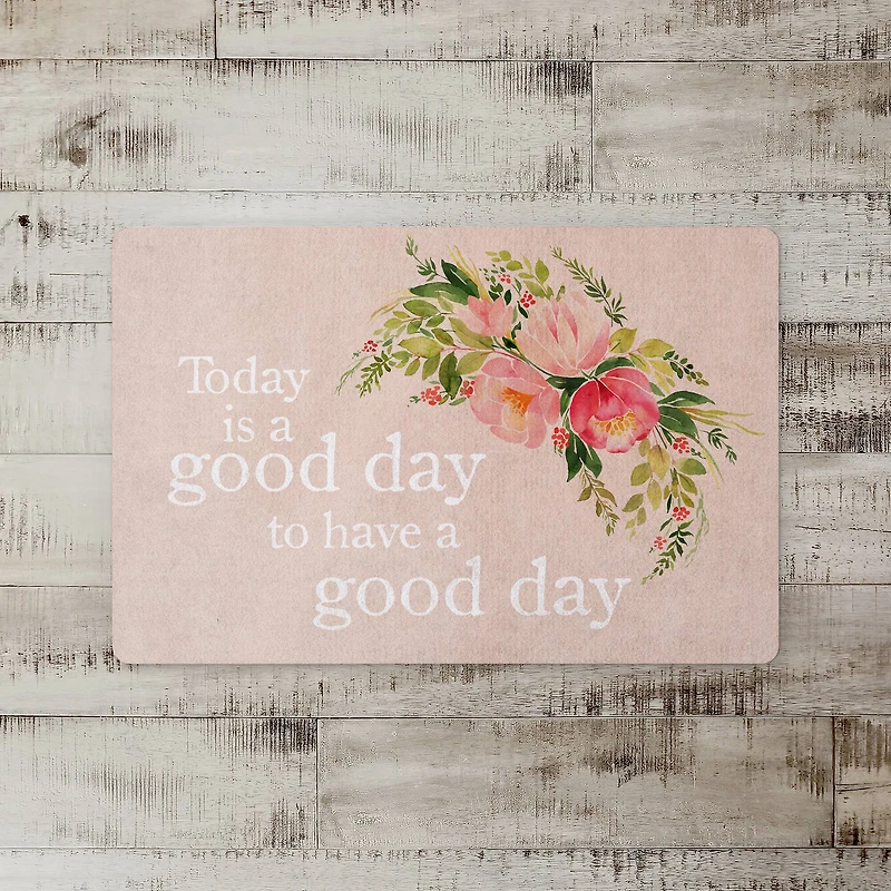 Good Day Flowers Floor Mat