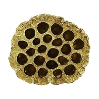 4.25" Gold Lotus Pod Tabletop Décor by Ashland®