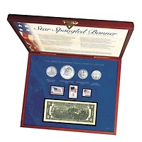 American Coin Treasures Star Spangled Coin & Stamp Box Set
