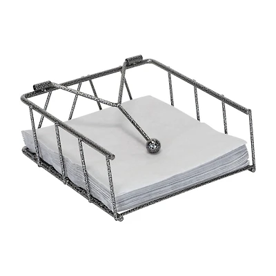 Laura Ashley Gray Speckled Napkin Holder