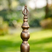 Glitzhome® 30" White Pagoda Metal Birdhouse