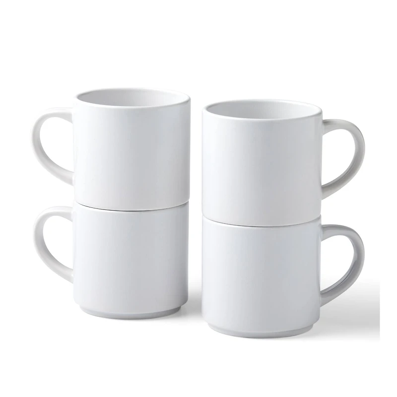 Cricut® 10oz. White Stackable Ceramic Mug Blanks, 4ct.