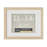Blonde Belmont Frame with Mat by Studio Décor