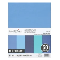 12 Packs: 50ct. (600 total) Cape Cod 8.5" x 11" Cardstock Paper by Recollections™