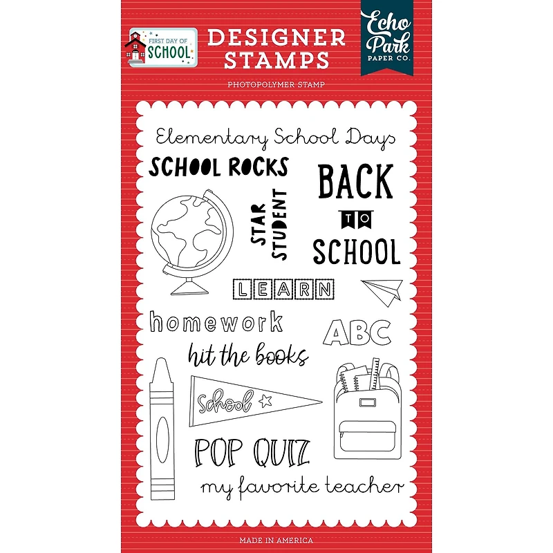 Echo Park™ Paper Co. School Rocks Stamps