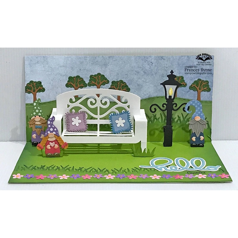 Karen Burniston Tiny Gnomes Stamping Die Set