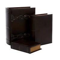 Dark Brown Traditional Wood Box Set