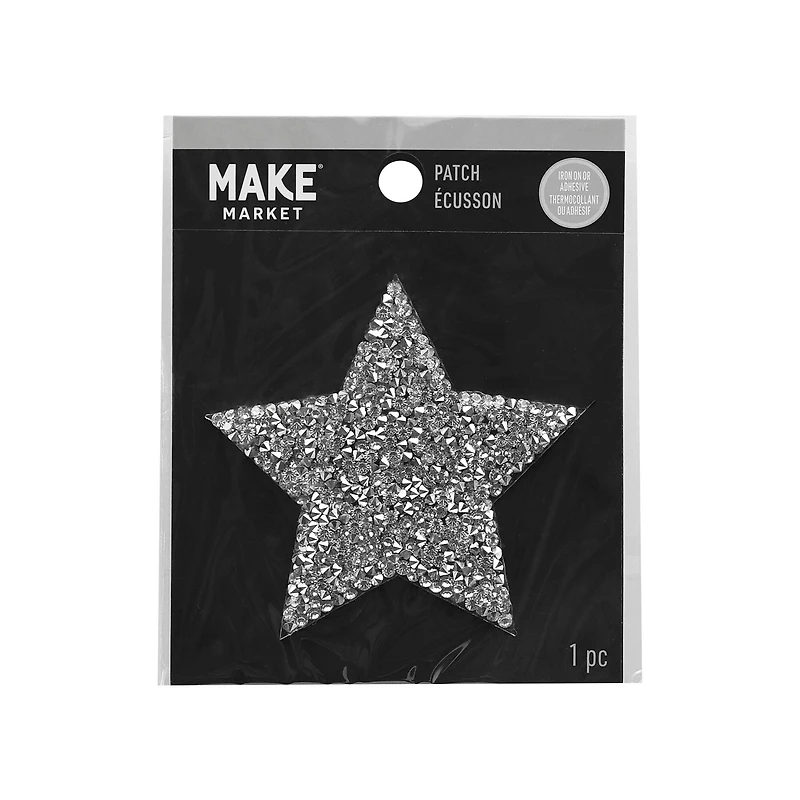 3" Crystal Star Iron On Patch by Make Market®