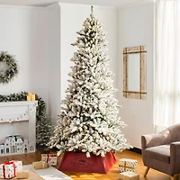 Glitzhome® 32" Red Trapezoid Farm Fresh Christmas Tree Collar