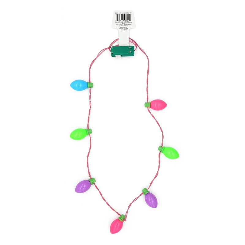 Multicolor Bulb Light-Up Necklace by Creatology™