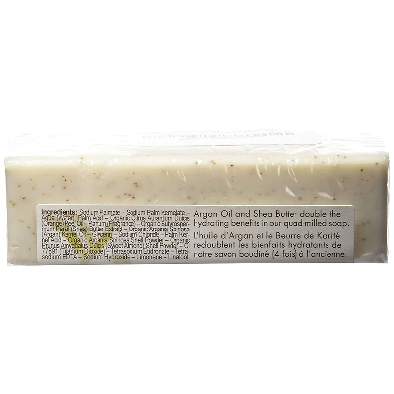 European Soaps Argan & Shea Butter Exfoliating Soap