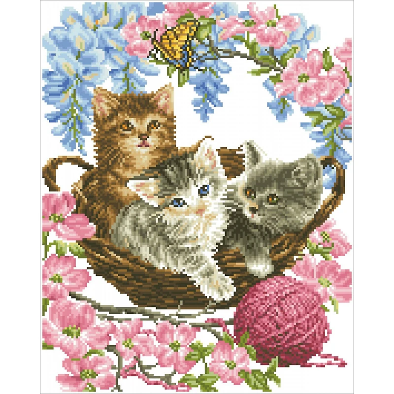 Diamond Dotz® Kitty Knits Diamond Painting Kit