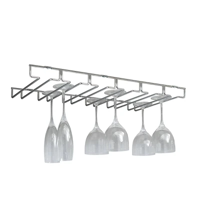 Organize It All Chrome Stemware Rack