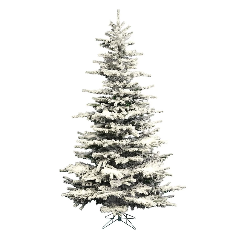 7.5ft. Unlit Flocked Sierra Fir Artificial Christmas Tree